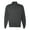 Black Heather, variant on Jerzees Men's NuBlend 1/4-Zip Cadet Collar Sweatshirt. 995M