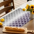 thumbnail image 3 of Placemats Set of 4, Purple and Gray Ombre Gradient Place Mats Morocco Pattern Tablemats Washable Placemat Table Decoration for Kitchen Table Dinner Party Home Decor Indoor Outdoor 13x19 Inch, 3 of 9