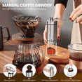 thumbnail image 6 of Manual Coffee Grinder,Stainless Steel Hand Coffee Grinder Manual with Foldable Handle,Adjustable Coffee Be, 6 of 7