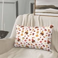 thumbnail image 5 of Daiia Autumn Maple Leaf with Hedgehog Bedding Waterproof Pillow Protector Zippered Queen – Bed Bug Proof Pillow Encasement-16"x24", 5 of 6
