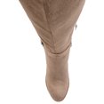 thumbnail image 5 of Brinley Co. Womens Comfort Extra Wide Calf Microsuede Wedge Boot, 5 of 8