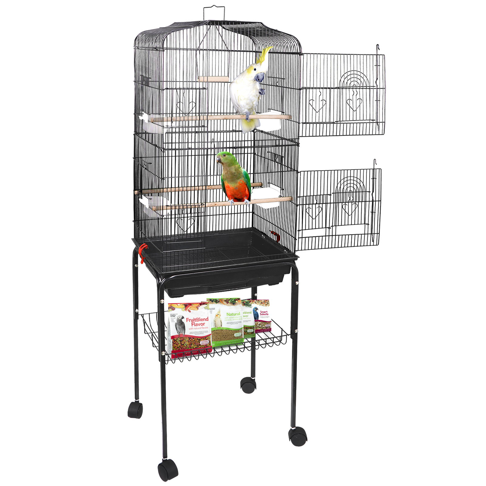 Zeny 59 Inch Wrought Iron Large Bird Cage photo 6