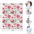 thumbnail image 4 of Pioneer Flower Floral Print Pattern Blanket,Comfortable Soft Lamb Wool Throw Blanket,All Season,Warm Lightweight Blankets for Sofa Bed Couch Living Room Chair,30"x40", 4 of 4