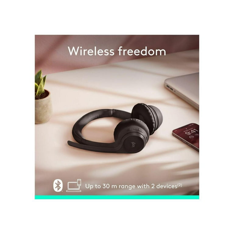 Logitech Zone 300 Wireless Bluetooth Headset, Noise Logitech Zone 300 Wireless Bluetooth Headset, Noise