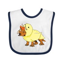 Inktastic Easter Duck Triceratops Boys or Girls Baby Bib