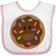 thumbnail image 3 of Inktastic Chocolate Doughnut Boys or Girls Baby Bib, 3 of 4