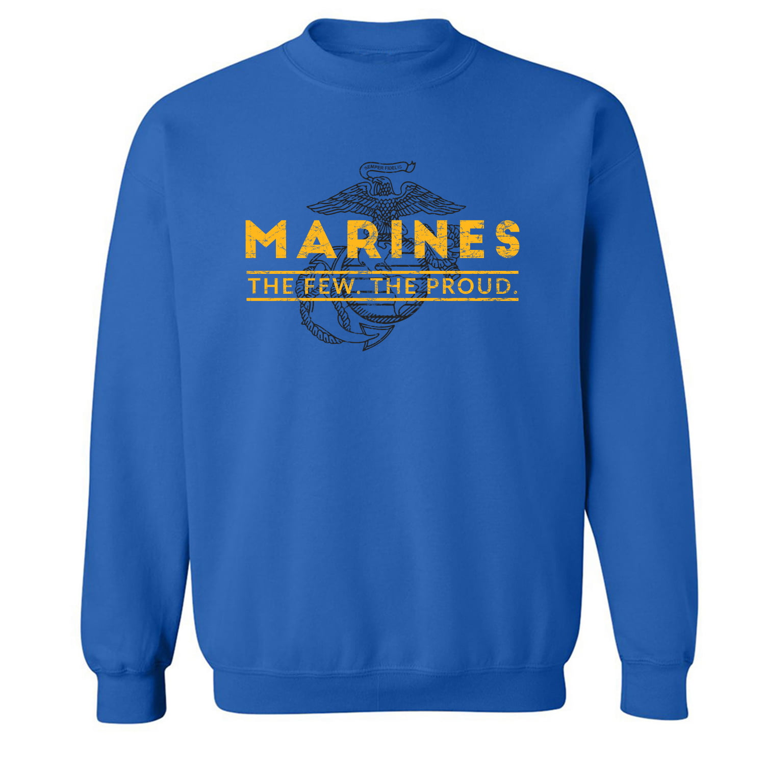 Adult Hooded Sweatshirt zerogravitee Marines The Few The Proud 
