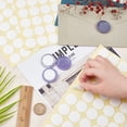 thumbnail image 3 of 200pcs Removable Sticky Dots 1inch /25mm Clear Sticky Tack Adhesive Poster Tacky Putty Removable Round for Fixing Wax Seal Poster oto Frame oto Wedding Invitations Envelopes 5sheets, 3 of 6