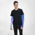 thumbnail image 4 of Fotbe Swirl Blue And Purple Mangas para Brazos con Protección Solar UV- Cubrebrazos para Tatuajes – Mangas Deportivas Refrigerantes UPF 50 para Hombre y Mujer, 4 of 7
