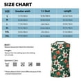 thumbnail image 5 of Goofa Lilies Flowers Printed Men's Sleeveless T-Shirt - Athletic Gym Workout Tank Top for Men - Moisture-Wicking, UPF 30+ Quick-Dry Muscle Tee-3X-Large, 5 of 8