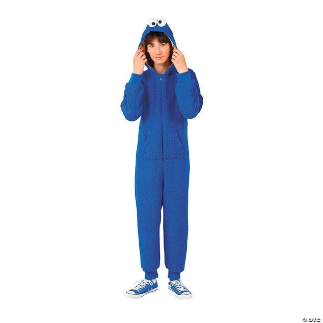 Sesame Street Cookie Monster Kid's Costume Onesie | Sesame Street Costumes