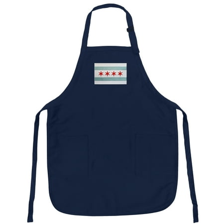 

Chicago Flag Apron Grilling Barbecue Or Kitchen Chicago Aprons Famous Broad Bay Quality