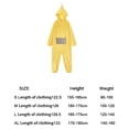 thumbnail image 4 of Disi Onesis Loose Fit Color sólido Mujer Estilo casual Traje diario (M) Amarillo, 4 of 6