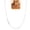 Silver-15.7inch, variant on Women’s Alloy Electroplated Chain Necklace, 1.1mm Thin Cable & Cuban Link Chain, 15.7/17.7 Inches, DIY Pendant Ready (Pendant Not Included), Sturdy Fashion Jewelry