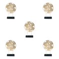 thumbnail image 3 of Wweixi Creative Nordic Home Decoration Accessories Iron Home Office Decor Desktop Gold M 5Set, 3 of 6