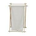 thumbnail image 7 of Household Essentials X-Frame Wood Laundry Hamper, Folding Wood Frame with Washable Poly-Cotton Bag, 7 of 7