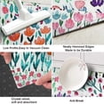 thumbnail image 3 of Pioneer Flower Floral Print Pattern Kitchen Rug Mat,Kitchen Runner Rugs Non Skid Washable,Decorative Kitchen Floor Mats for Kitchen,Sink,Laundry,17"X47", 3 of 5