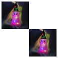 thumbnail image 1 of Bearachild Sombrero de Halloween brillante, luces LED para vacaciones, sombrero, decoración de fiesta, colgante, sombrero de brillante, Teufelsaugen leuchten rosarot 2piezas, 1 of 6