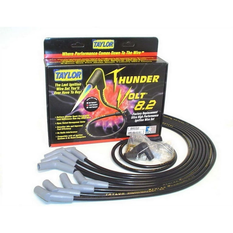 Taylor Cable Thunder Volt 8.2 Plug Wire Set BBC 86032 Taylor Cable Thunder Volt 8.2 Plug Wire Set BBC 86032