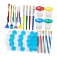 thumbnail image 2 of Pinceles para niños, pinceles para pintar, manualidades, varios tamaños, regalos para adultos, estudiantes, recipientes, vasos de pintura fáciles de, 2 of 8