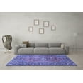 thumbnail image 3 of Ahgly Company Indoor Rectangle Persian Blue Traditional Area Rugs, 8' x 10', 3 of 4