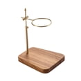 thumbnail image 3 of Soporte para gotero de café, gotero de café, servidor de café, pieza de cafetera, soporte de filtro de Base de madera ajustable para Bar y hogar, 3 of 9