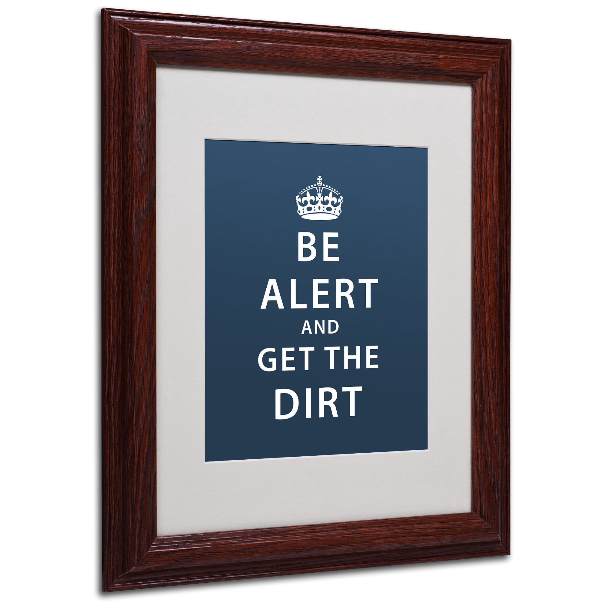 Trademark Fine Art "Get the Dirt II" Canvas Art by Megan Romo, Wood Frame