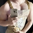 thumbnail image 3 of Chiikawa Hand-wiping Apron Cooking Oil-proof Waterproof Household Kitchen Work Clothes Men Women Cartoon Sleeveless Pocket Apron, 3 of 10