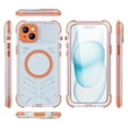 thumbnail image 3 of Allytech IP68 Waterproof Case for iPhone 15 - Built-in Screen Protector - Wireless Charging - Full Body Protection Hard PC Shockproof Anti-Fall Transparent Matte Hybrid Back Case, Orange, 3 of 16