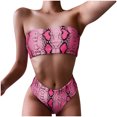 thumbnail image 1 of Bikini cómodo de dos piezas con estampado de serpiente para mujer OAVQHLG3B Store  lin121212, 1 of 4