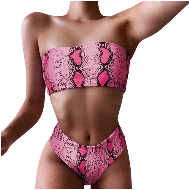 Bikini cómodo de dos piezas con estampado de serpiente para mujer OAVQHLG3B Store lin121212