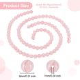 thumbnail image 2 of 88~96pcs 8mm Natural Rose Quartz Beads Natural Pink Bead Strands Round Loose Gemstone Beads Energy Stone, 2 of 9
