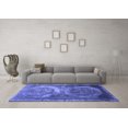 thumbnail image 3 of Ahgly Company Indoor Rectangle Persian Blue Bohemian Area Rugs, 2' x 5', 3 of 4