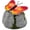Red (butterfly), variant on Solar Powered Butterfly Garden Stone Light, Purple Butterfly on Mossy Rock Outdoor Lawn Ornament Decor, Green