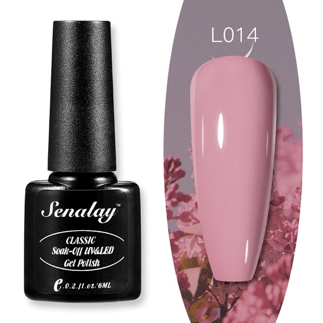 DPTALR Nail Polish Adhesive Bare Color Durable Solid Nail Polish 58 Color 6ML