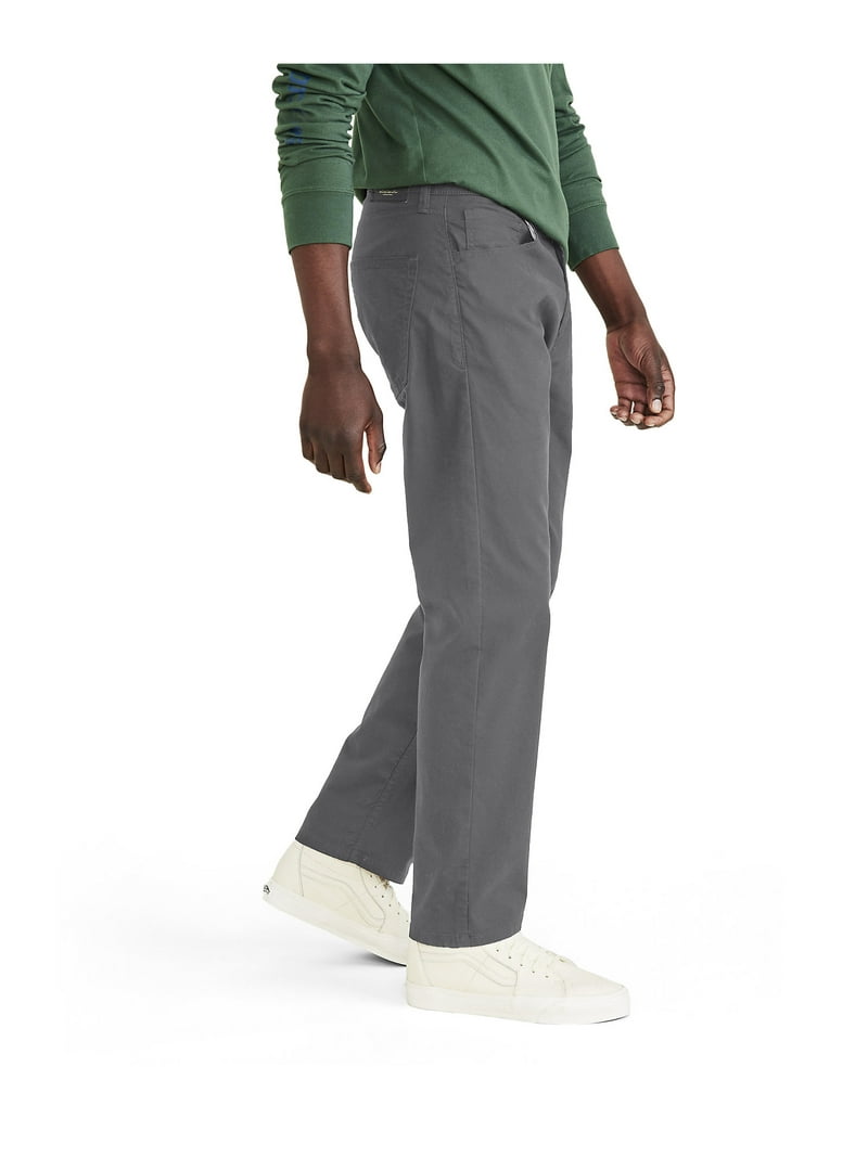 Dockers Men's 5-Pocket Straight Fit Pants with Stretch