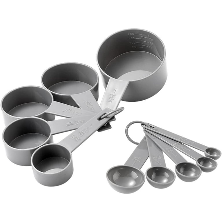 Measuring Cups and Spoons Set, 10 Pieces Measuring Spoons Kitchen Gadgets  for Baking and Cooking, Measuring Spoons and Cups Set, Measure Dry or  Liquid