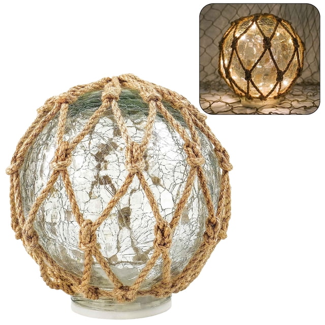 Lámpara náutica flotante de pesca de cristal SAILINGSTORY Coastal Decor