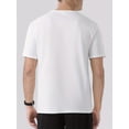 thumbnail image 2 of Men's Short Sleeve Round Neck T-Shirt with Creative Cartoon Print, Ribbed Detail- Machine Washable, Pattern Print, 2 of 6