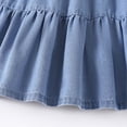 thumbnail image 4 of Product Classification Girls Dresses – Denim Flared Midi Skirt for Everyday Casual Wear by Style Denim Skirt For Girls Elastic Waist Flared A Line Midi Length Suitable for Spring and Summer, 4 of 8