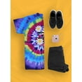 thumbnail image 3 of Mind People My Kinda People Tie Dye Spiral Women -Image by Shutterstock, Female Small, 3 of 4