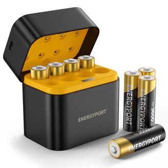 Sanyo Eneloop 8 Pack AA NiMH Pre-Charged Rechargeable Batteries