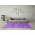 thumbnail image 3 of Ahgly Company Indoor Rectangle Oriental Purple Industrial Area Rugs, 2' x 4', 3 of 4