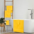 thumbnail image 4 of BELIZZI HOME 8 Piece Towel Set 100% Ring Spun Cotton, 2 Bath Towels 27x54, 2 Hand Towels 16x28 and 4 Washcloths 13x13 - Ultra Soft Highly Absorbent Machine Washable Hotel Spa Quality - Mustard Yellow, 4 of 7