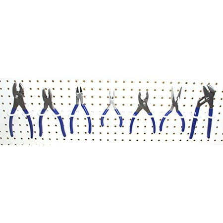 - White Peg board Tool Organizer Holder Garage Pegboard 40 pack Plastic