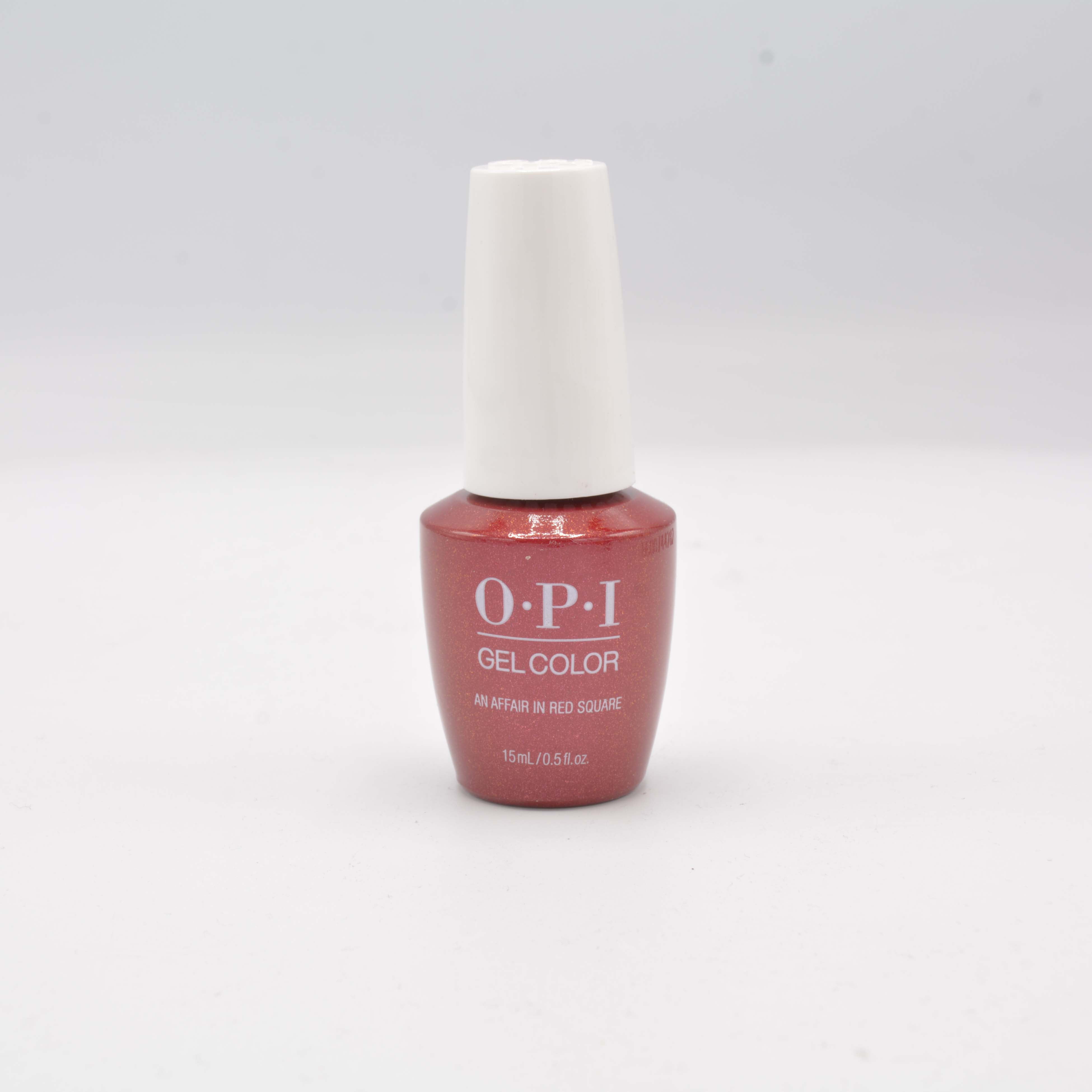 OPI GelColor Gel Nail Polish, An Affair In Red Square, 0.5 Fl Oz