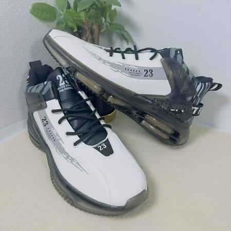 

SHZHRUKUNSHM Stylish High Top Men‘s Basketball Shoes with Ultimate Comfort Reliable Grip and Long-Lasting Durability for Outdoor Activities Men‘s Essential Footwear