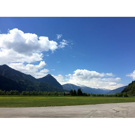 Eastern Axles - Canvas Print Gliding Eastern Alps Alpine Stretched Canvas 10 x 14