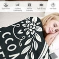 thumbnail image 3 of Orinice Floral Motif Leafy Branches Warm Lightweight Blanket Soft Fleece Blankets All Seasons - Multiple Sizes Available 40x50in, 3 of 6