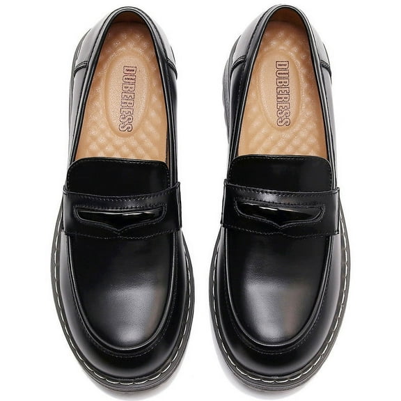 Women's Real Leather Walking Loafer Casual Flat Slip On Shoes for Ladies